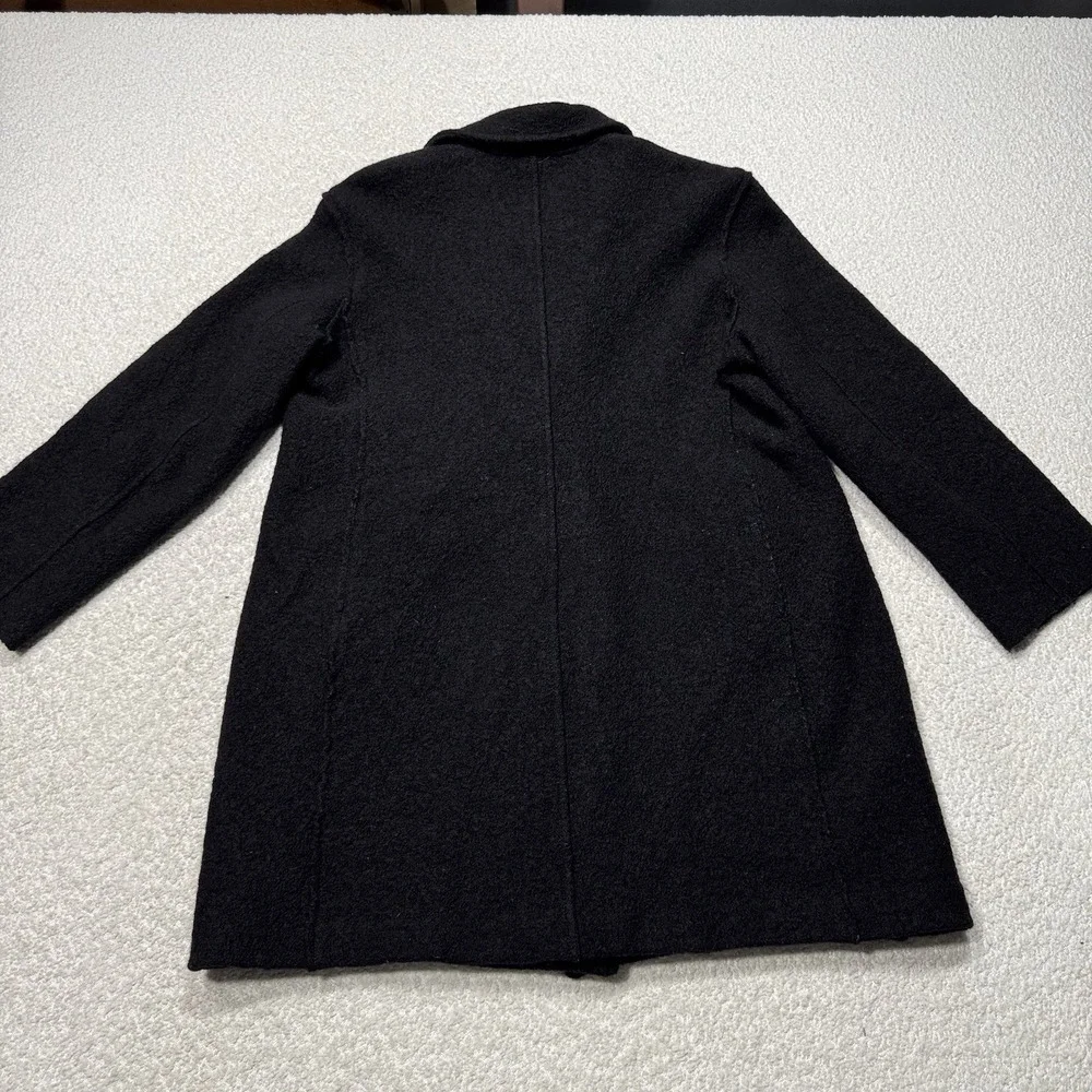 J. Crew Women's Daphne Top Coat Italian Boiled Wool Double Breasted Sz 6 Petite - Picture 3 of 8